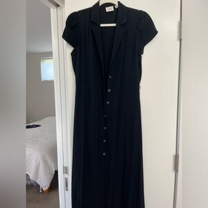 Aritzia Wilfred Cap Sleeve Button Down Dress